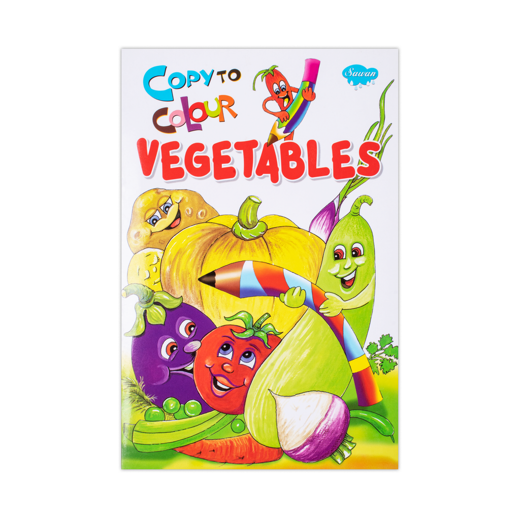Copy To Colour Vegetables 1Book