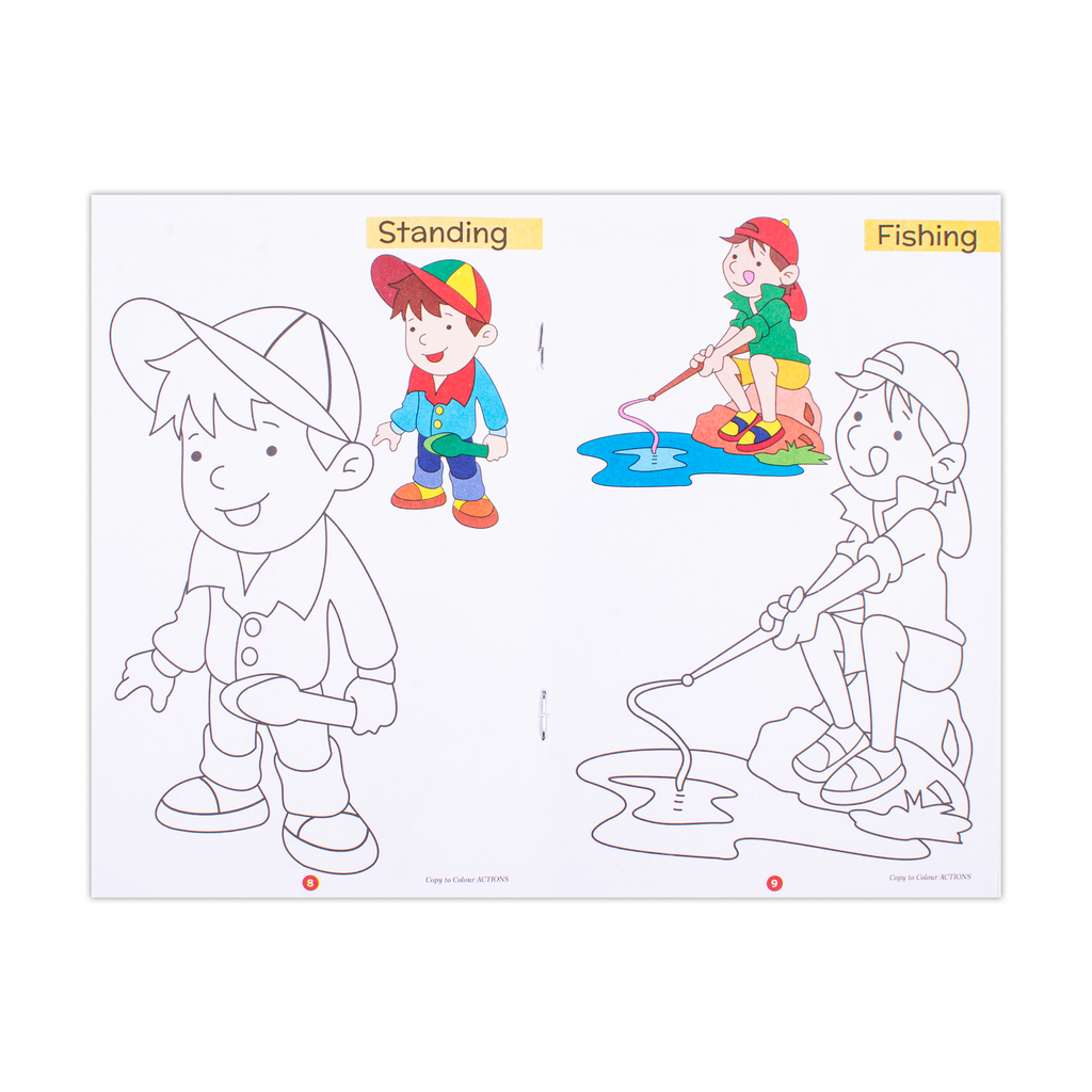 Copy To Colour Actions 1Book