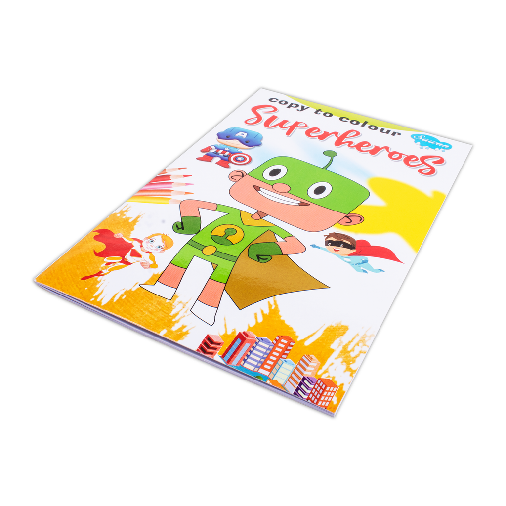 Copy To Colour Super Heroes 1Book