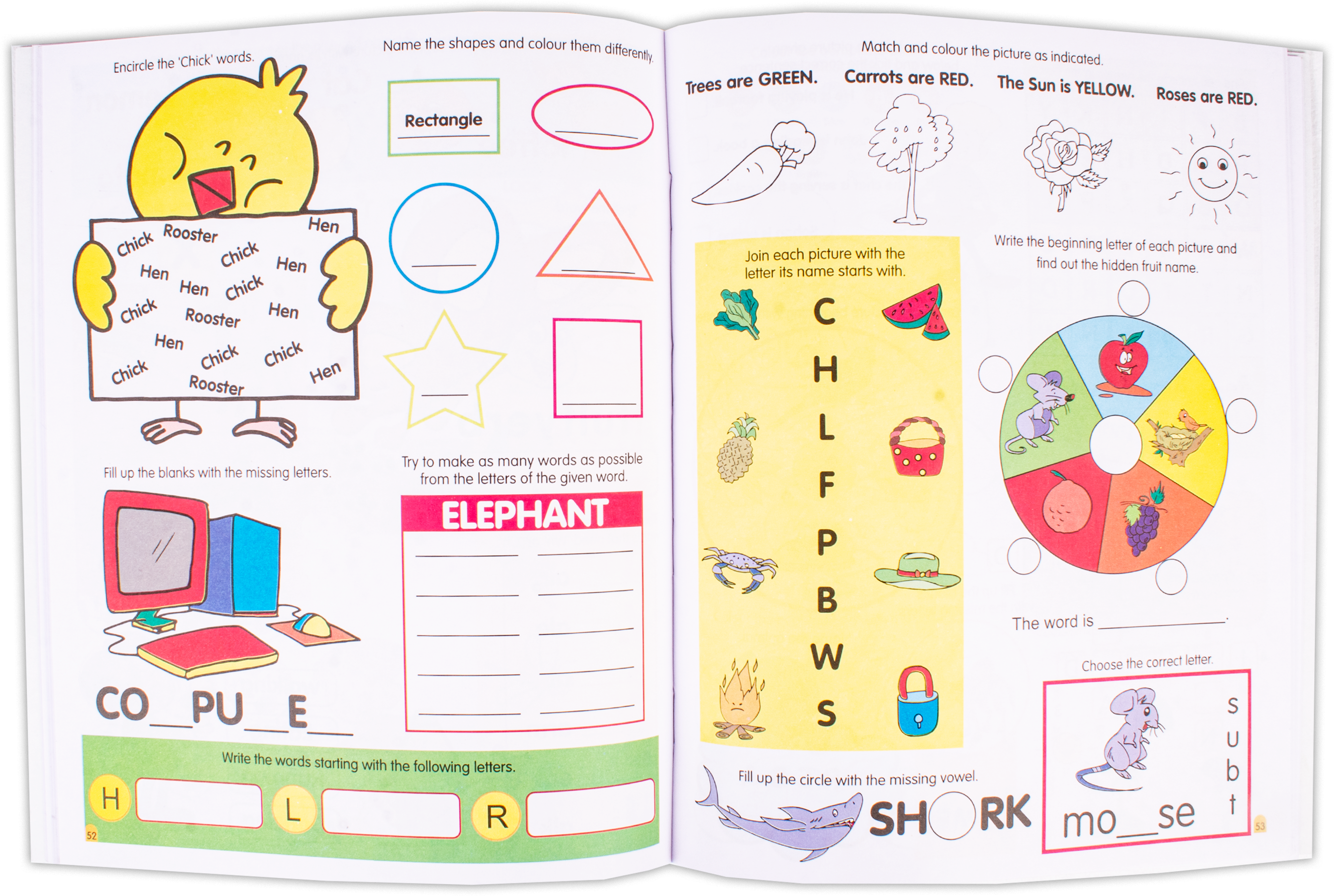 Fun And Learn Jumbo 500 English Activities 1Book