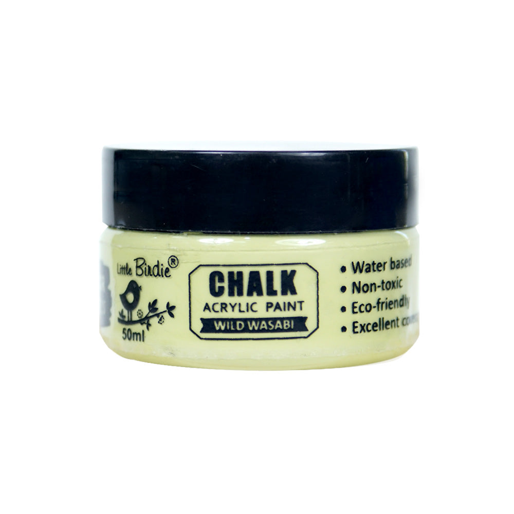 Home Decor Chalk Paint Wild Wasabi 50ml Bottle