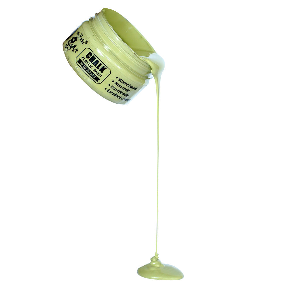 Home Decor Chalk Paint Wild Wasabi 50ml Bottle