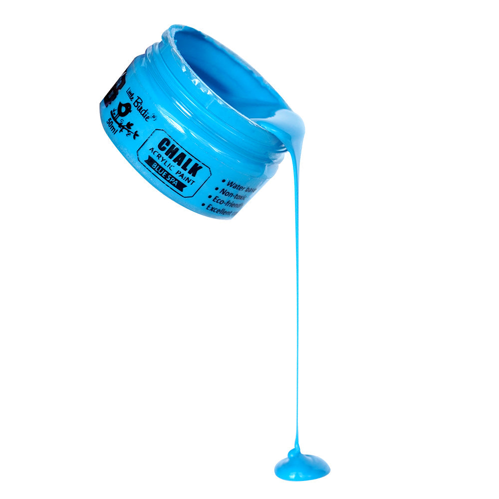 Home Decor Chalk Paint Blue Spa 50ml Bottle