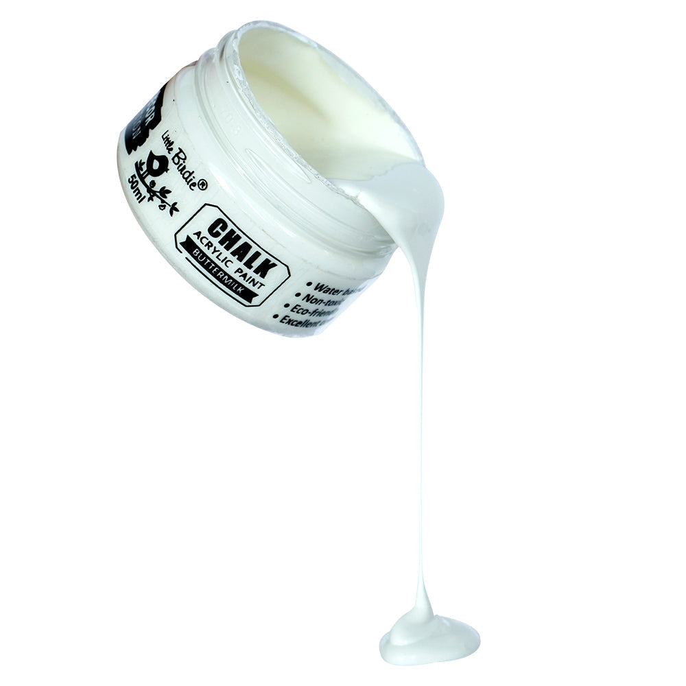 Home Decor Chalk Paint Buttermilk 50ml Bottle