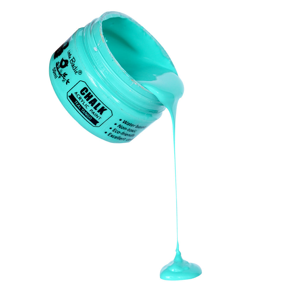 Home Decor Chalk Paint Teal Tango 50ml Bottle