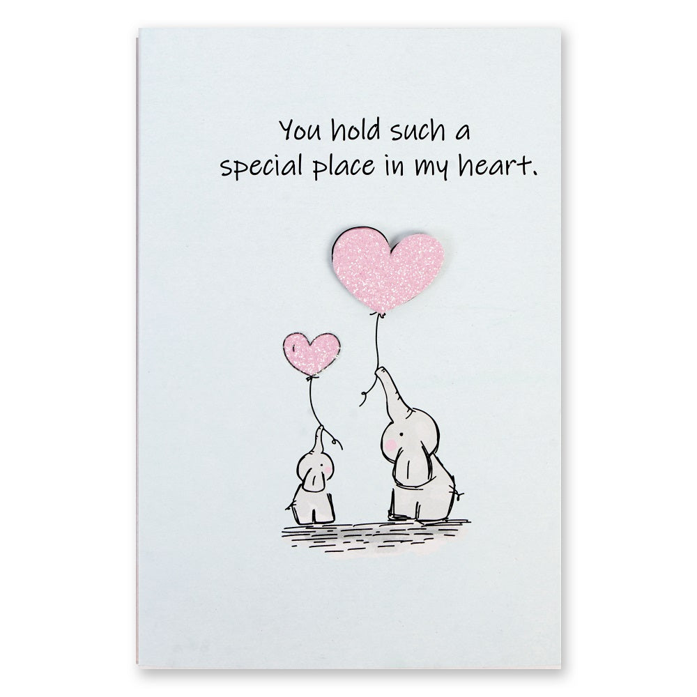 Mother's day Card And Envelop Special Place in my heart 4 x 6inch 1pc