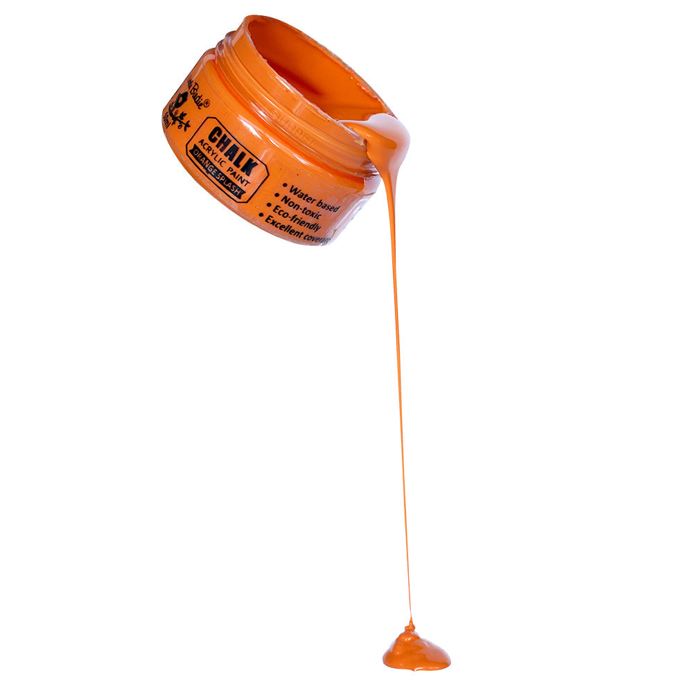 Home Decor Chalk Paint Orange Splash 50ml Bottle