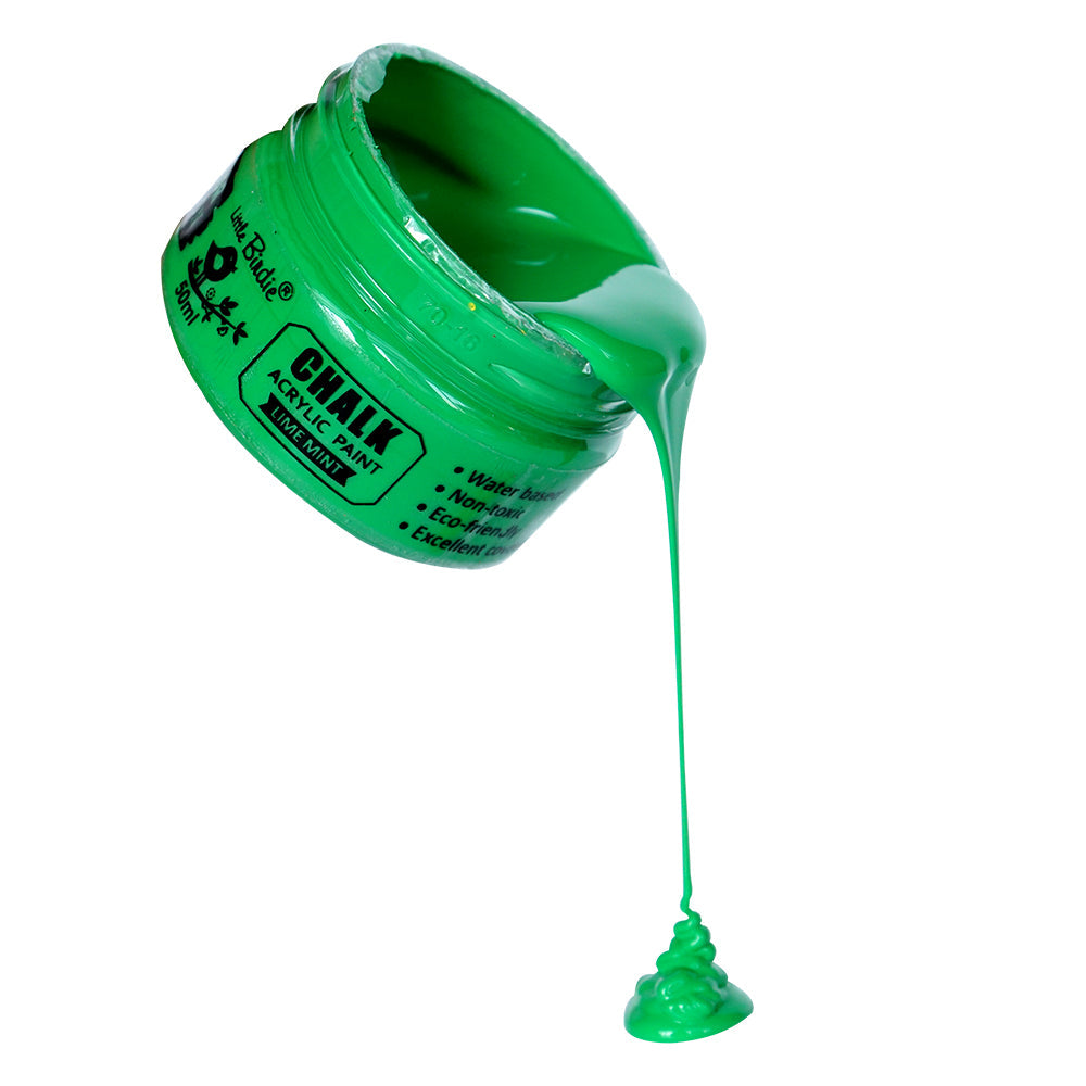 Home Decor Chalk Paint Lime Mint 50ml Bottle