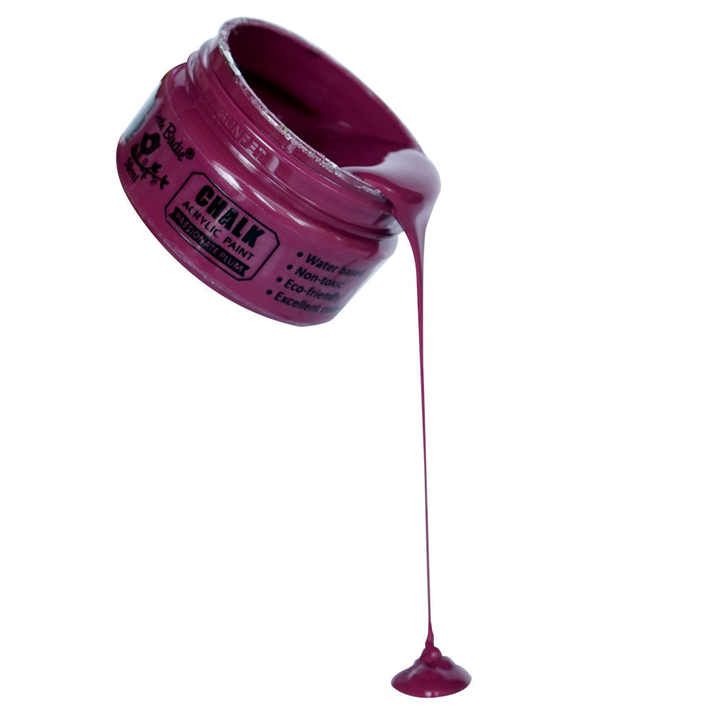 Home Decor Chalk Paint Passionate Plum 50ml Bottle