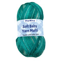 Soft Baby Knitting/Crochet Yarn Multi 100% Acrylic Teal Wave 267m 100g