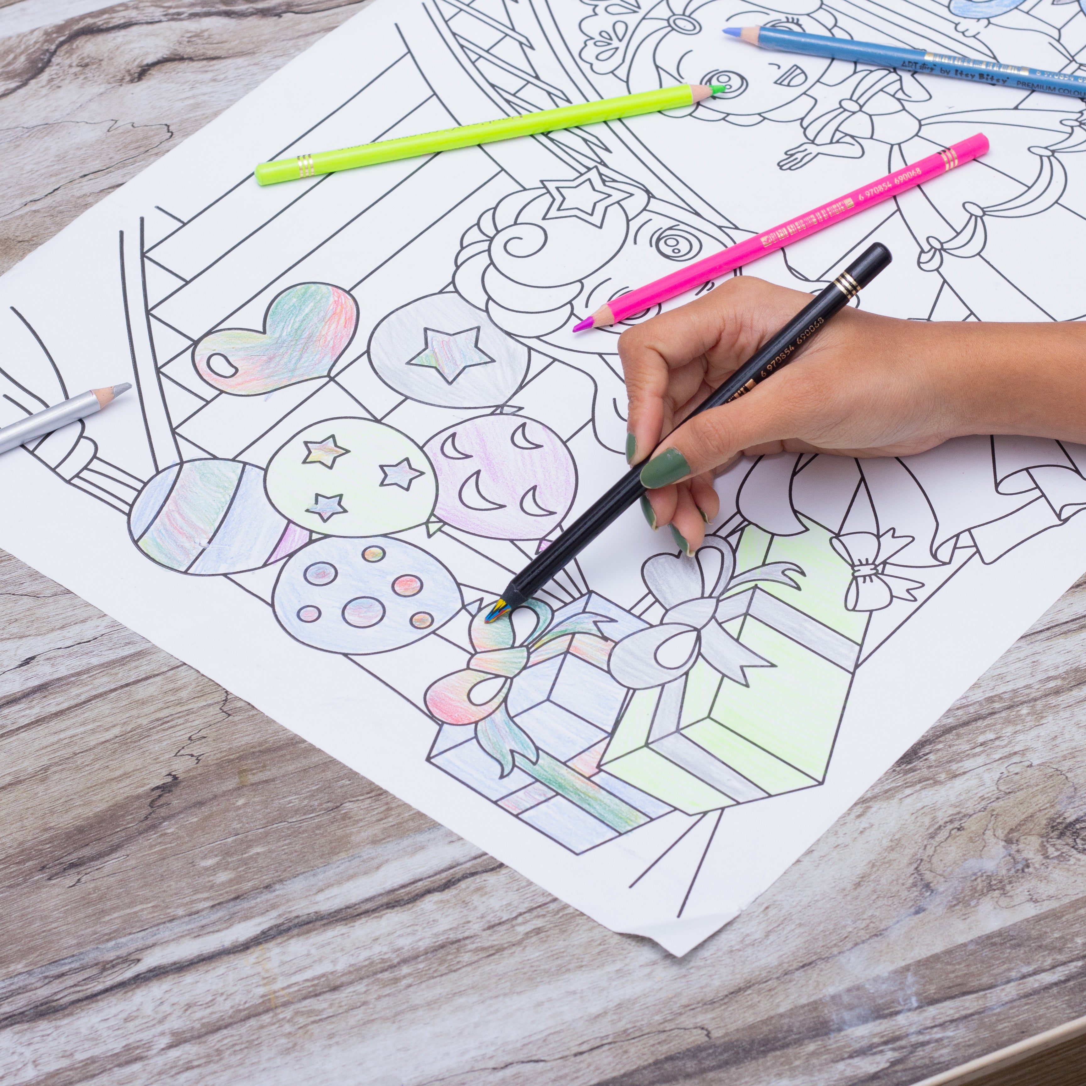 Repositionable Creative Colouring Paper Roll Transportation 3mtr X W38cm 1 BOX
