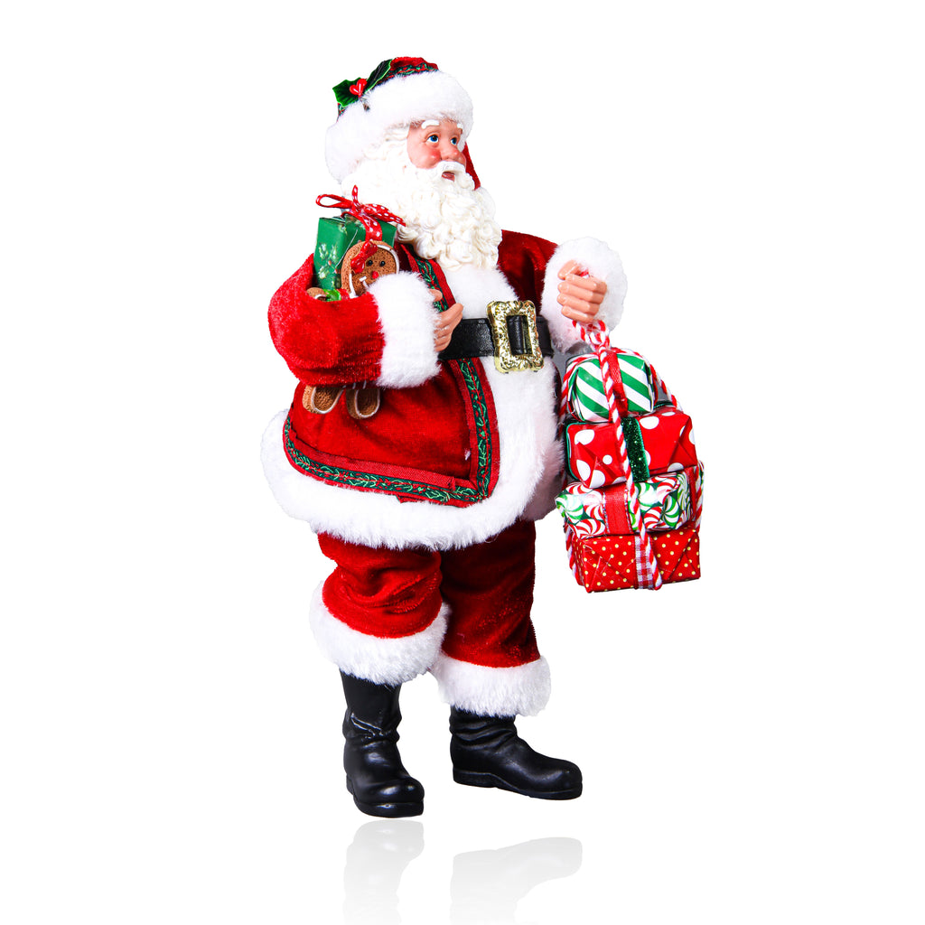 Collectible Presents Santa 28Cm 1Pc
