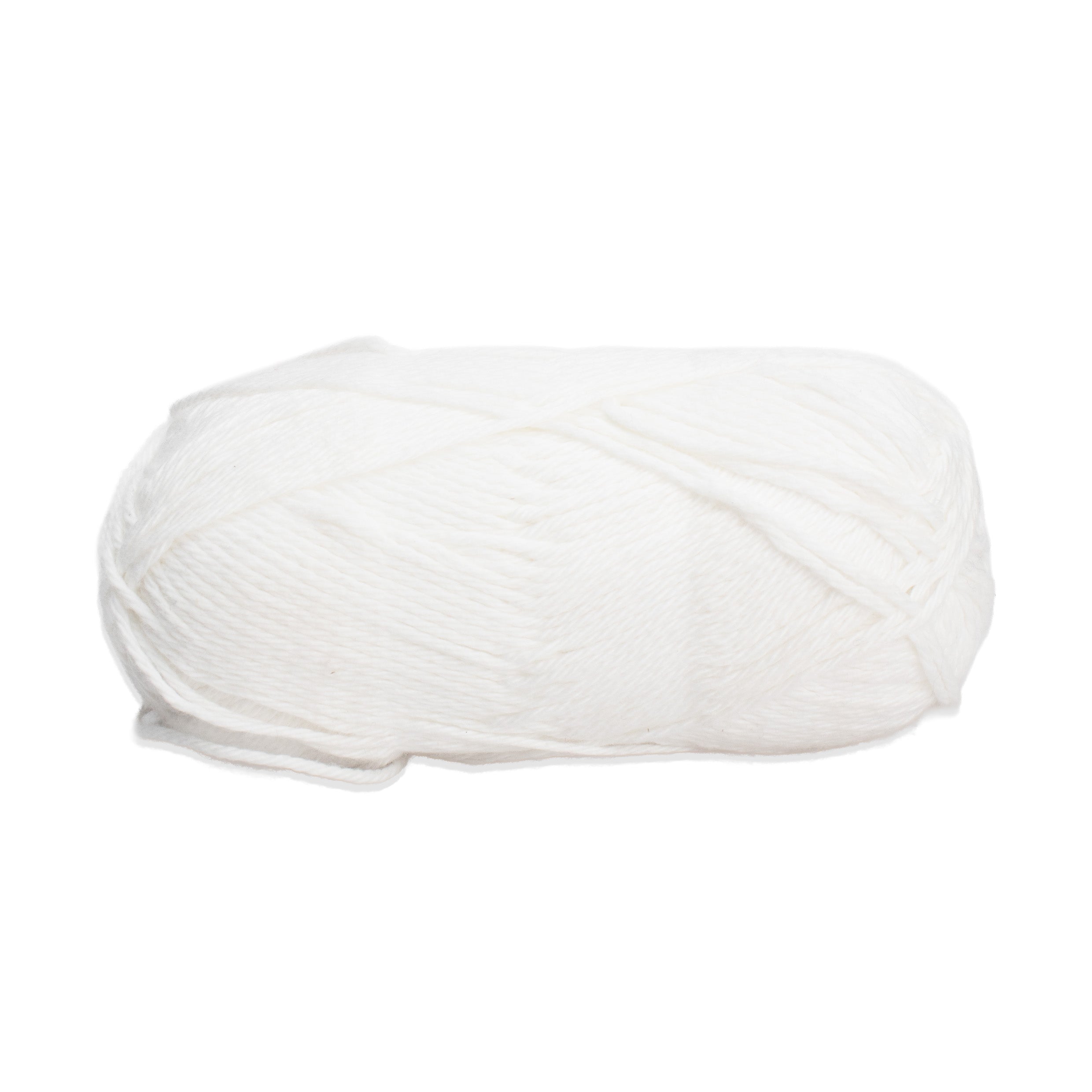 Cotton Comfy Knitting/Crochet Yarn 100% Cotton White 169m 100g