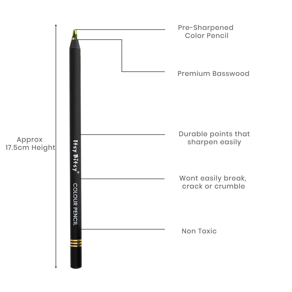 Premium Artist Rainbow Colour Pencil 1pc - Citrus Punch