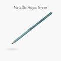 Premium Artist Metallic Colour Pencil 1pc - Metallic Aqua Green