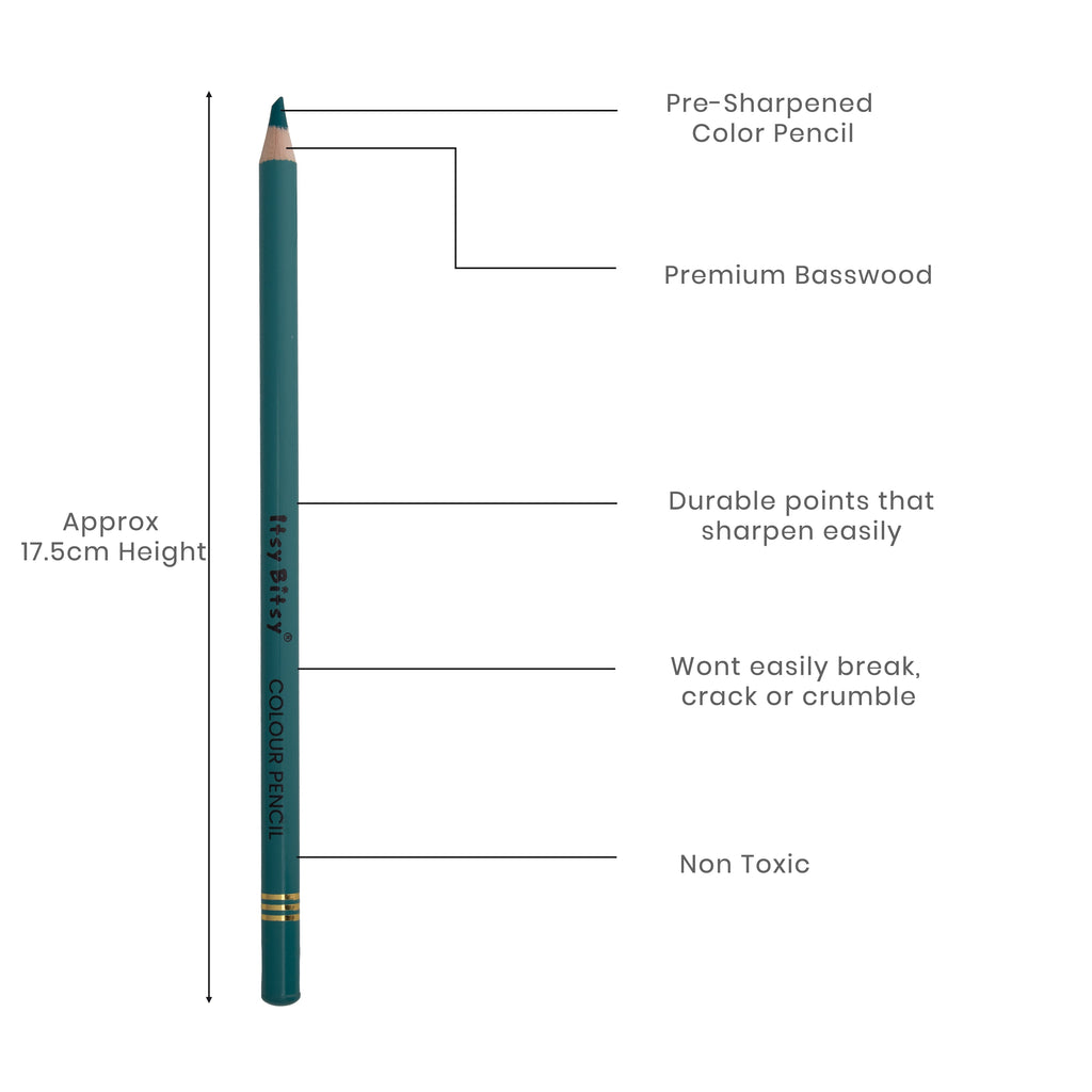 Premium Artist Colour Pencil 1pc - Deep Cobalt Green
