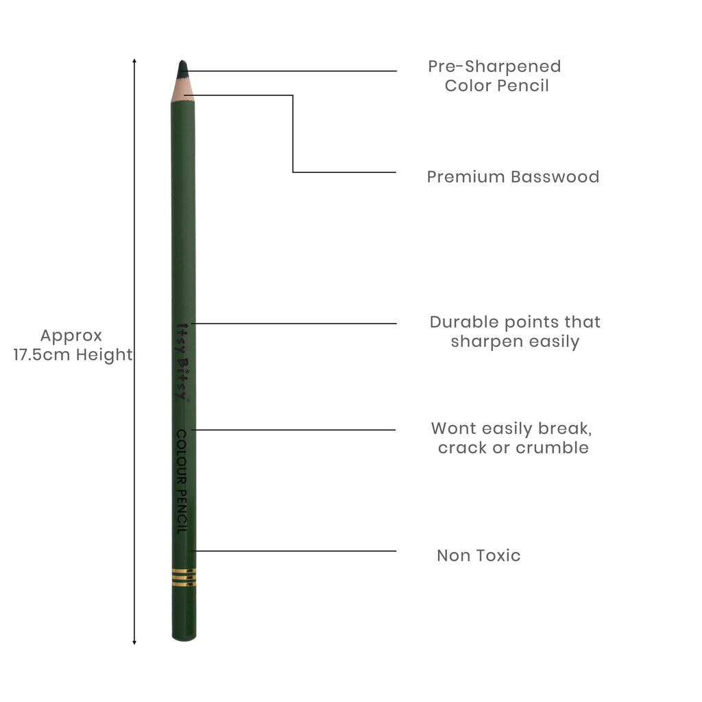 Premium Artist Colour Pencil 1pc - Pine Green