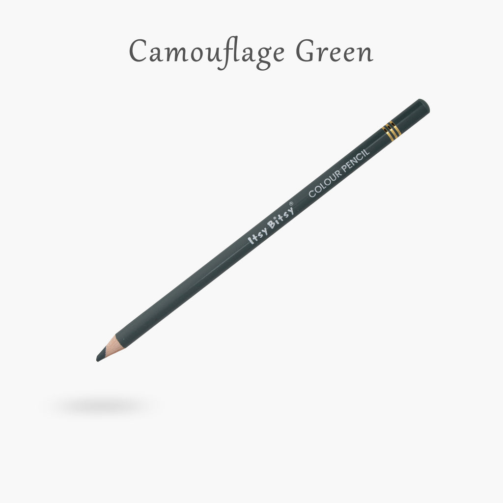 Premium Artist Colour Pencil 1pc - Camouflage Green