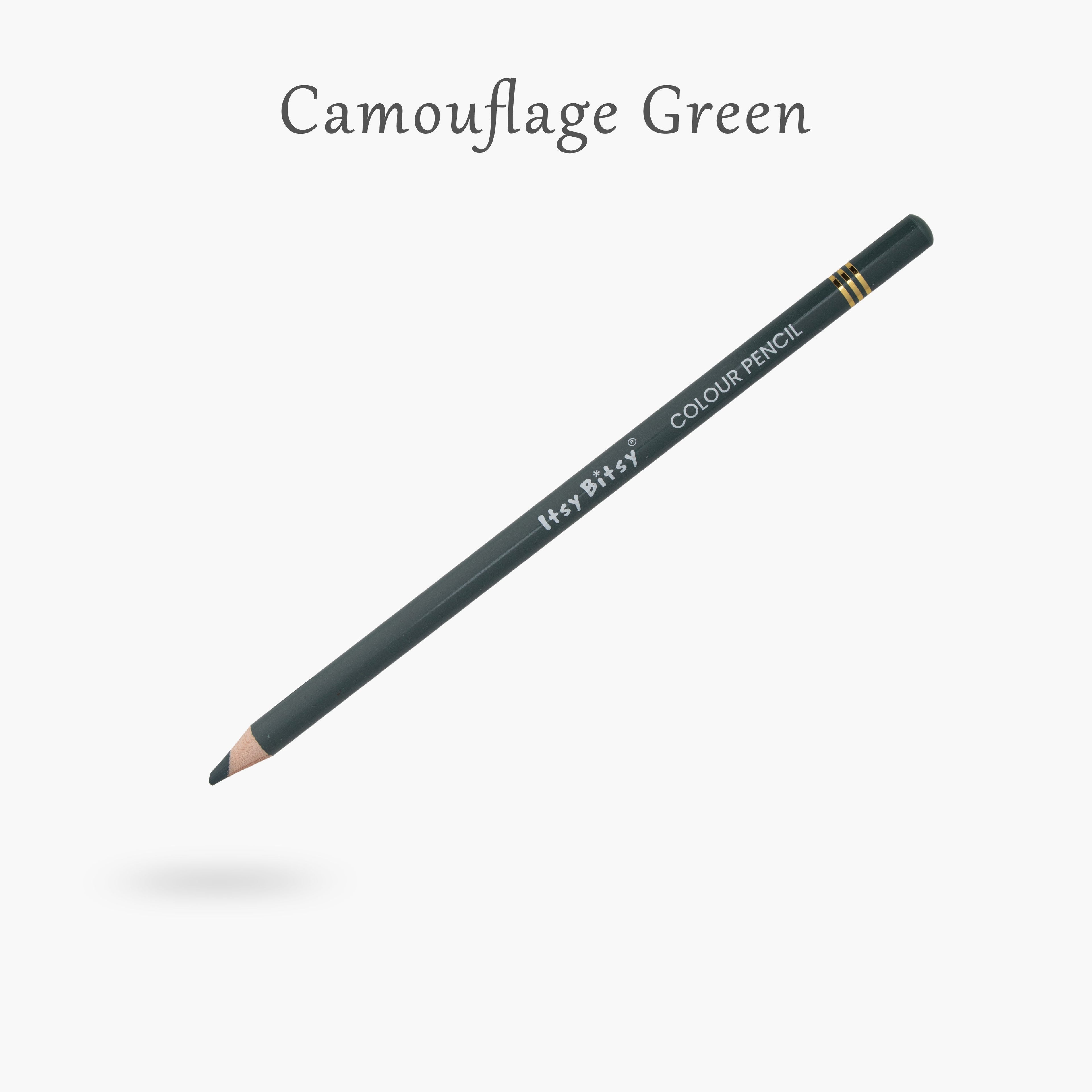 Premium Artist Colour Pencil 1pc - Camouflage Green
