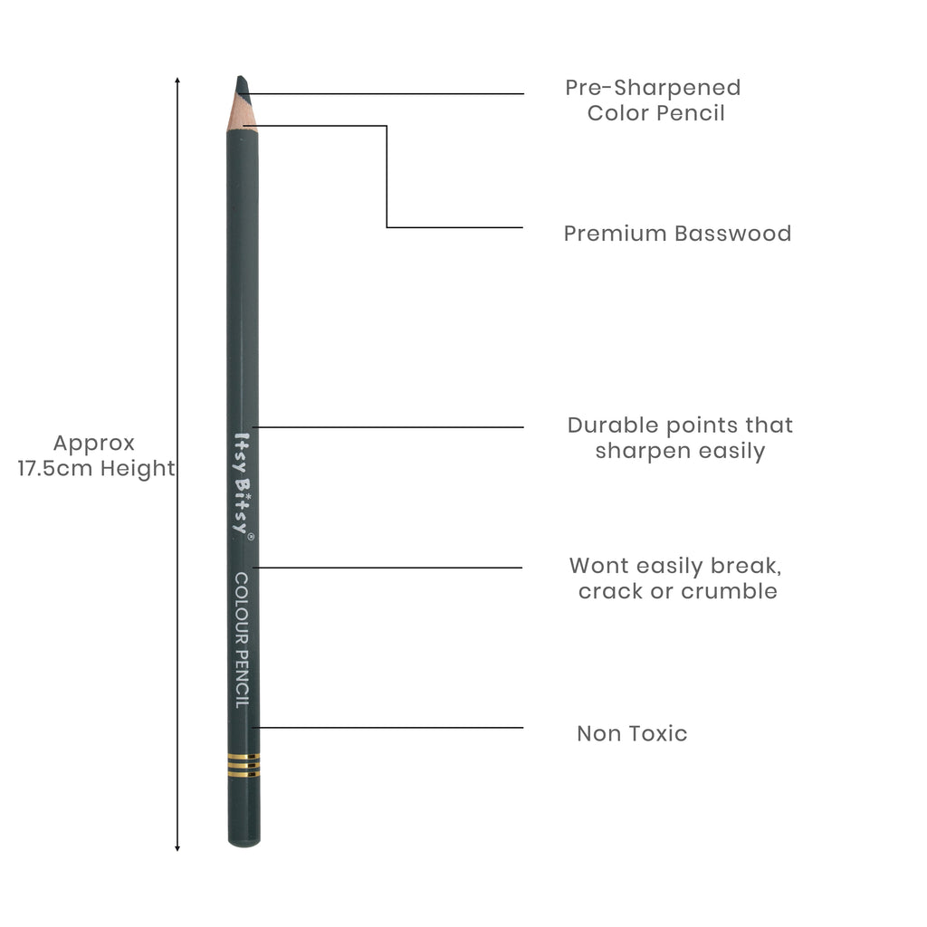 Premium Artist Colour Pencil 1pc - Camouflage Green