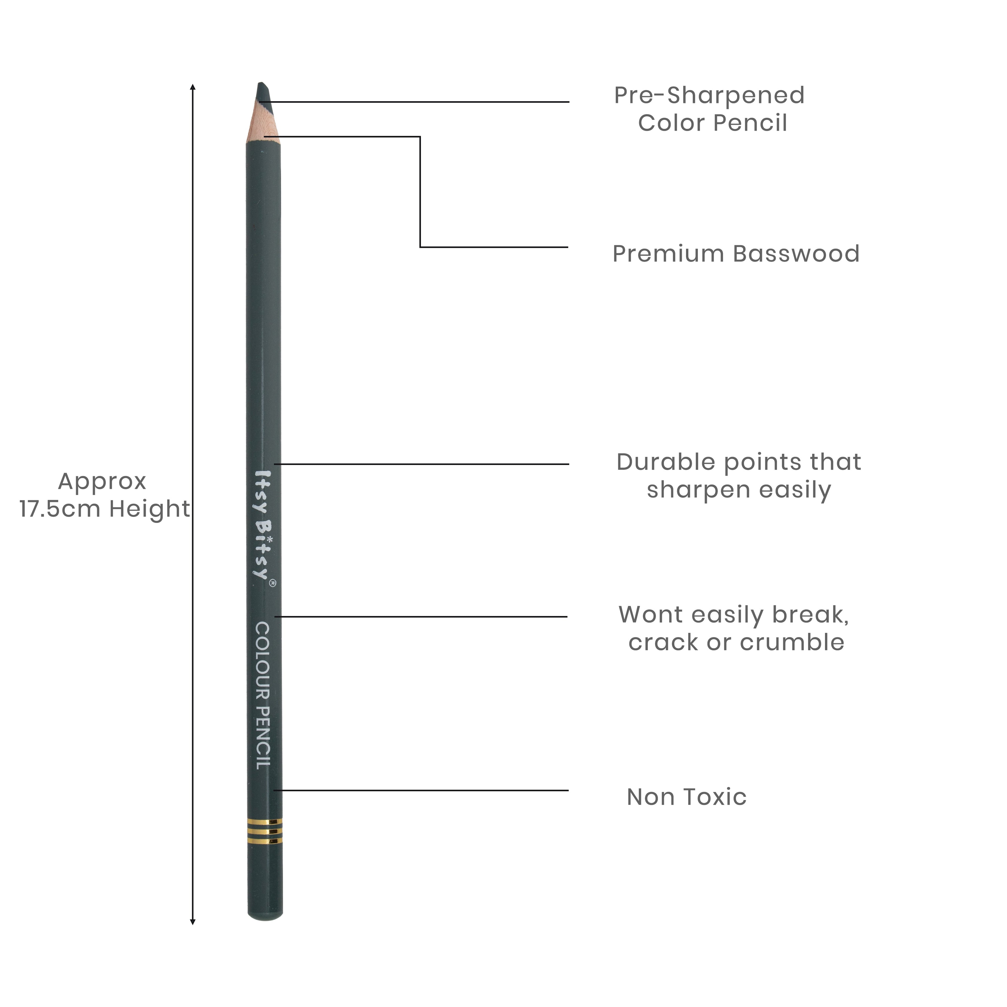 Premium Artist Colour Pencil 1pc - Camouflage Green