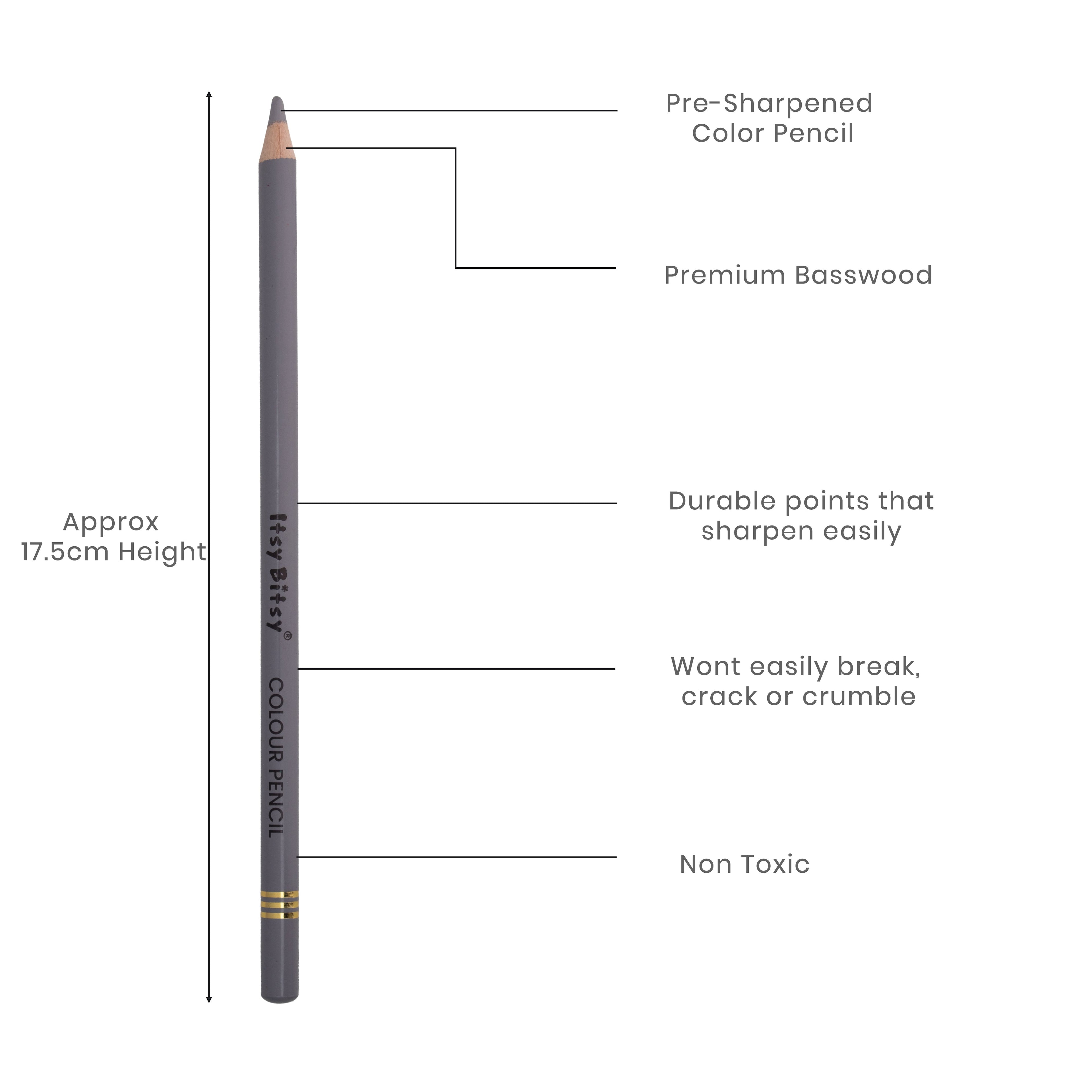 Premium Artist Colour Pencil 1pc - Quick Sand