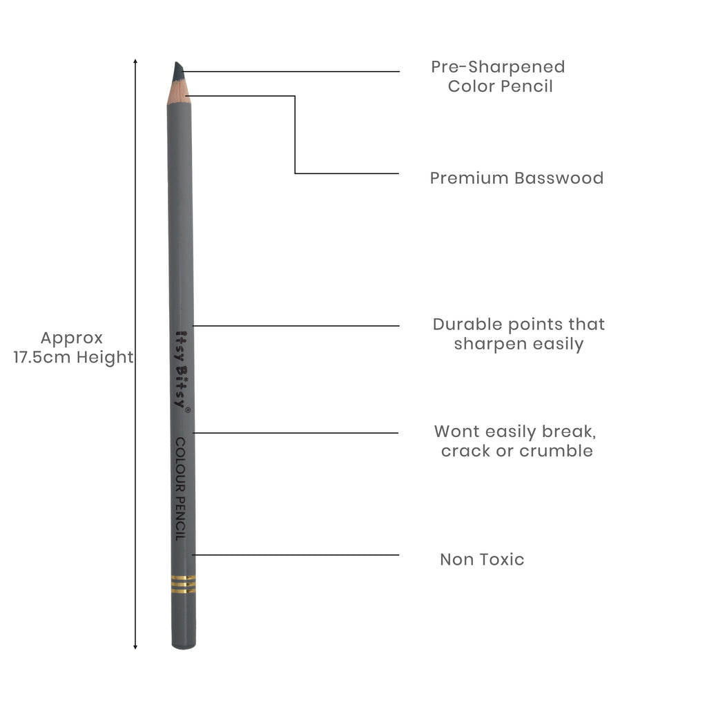 Premium Artist Colour Pencil 1pc - Warm Grey