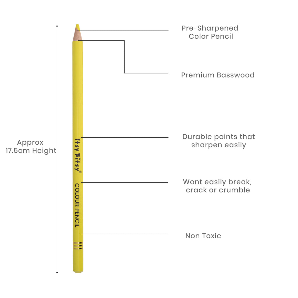 Premium Artist Colour Pencil 1pc - Lemon Yellow