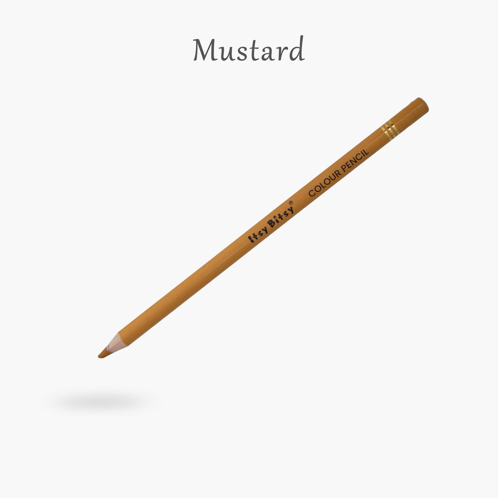 Premium Artist Colour Pencil 1pc - Mustard
