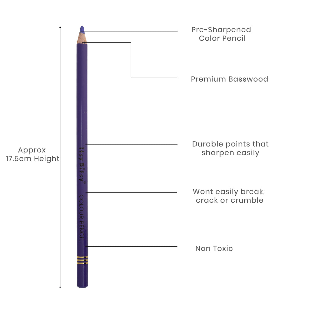 Premium Artist Colour Pencil 1pc - Violet