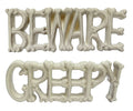 Skeleton Signs Beware Creepy 30Cm 1Pc