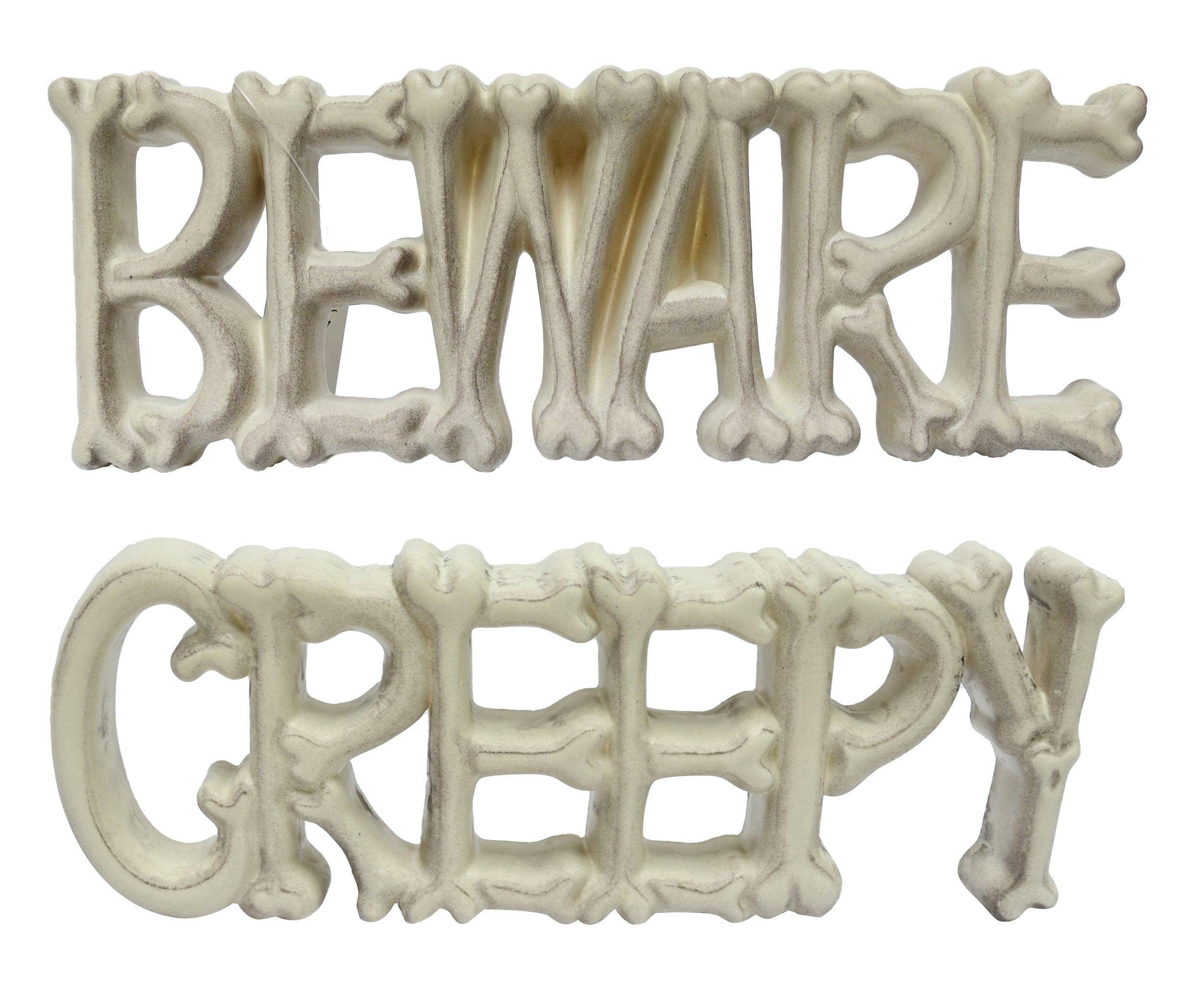 Skeleton Signs Beware Creepy 30Cm 1Pc