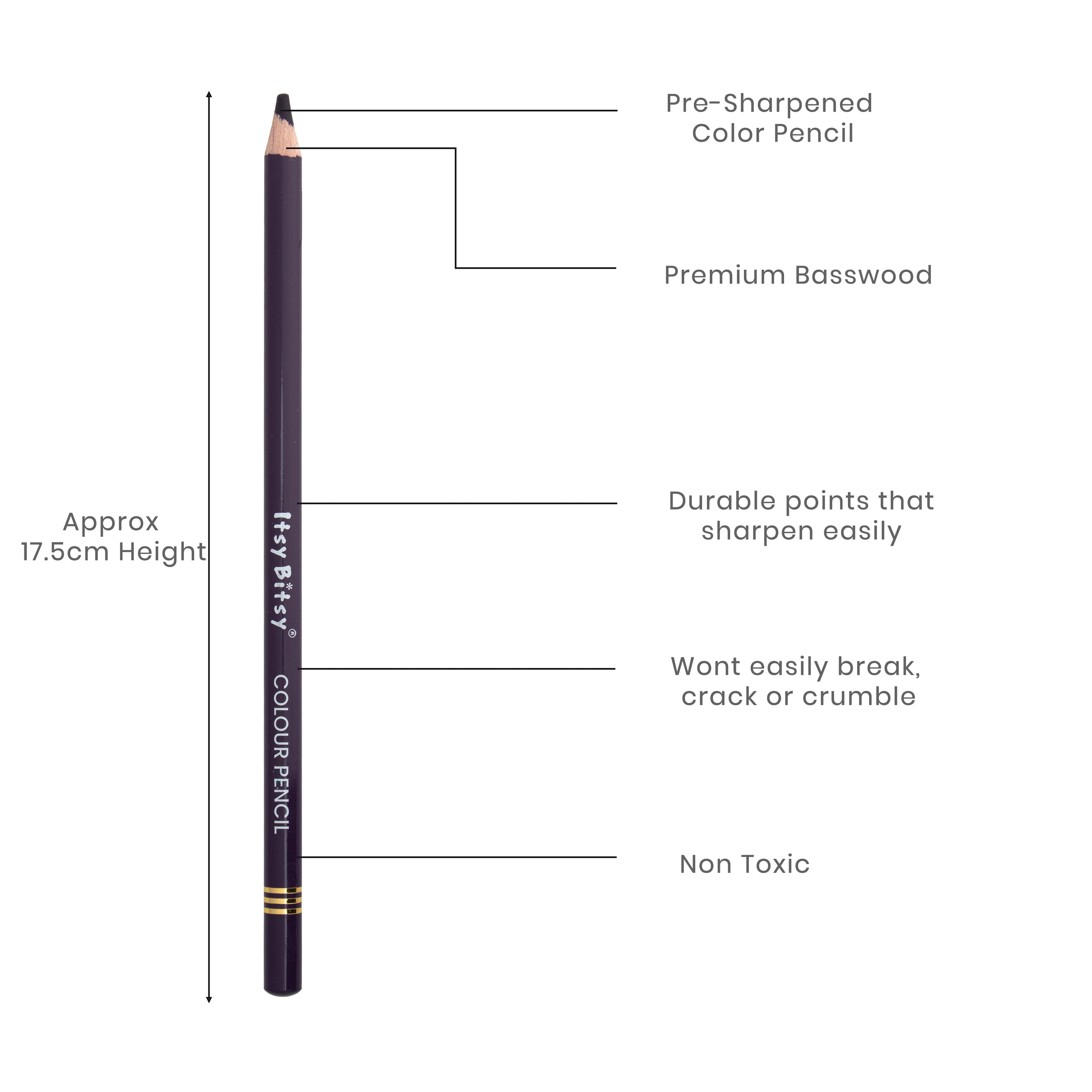 Premium Artist Colour Pencil 1pc - Blue Violet