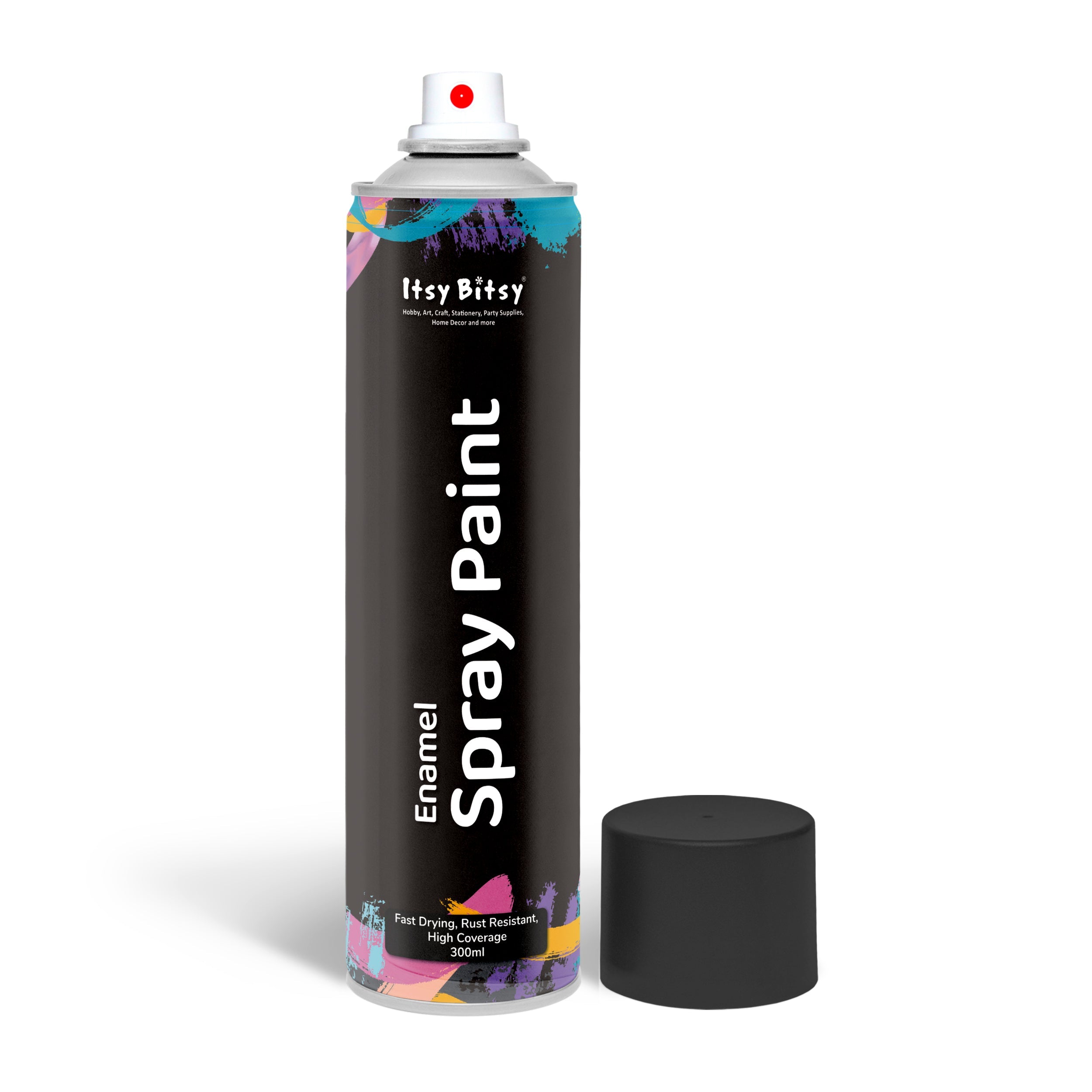 Spray Paint Glossy Black 300ml