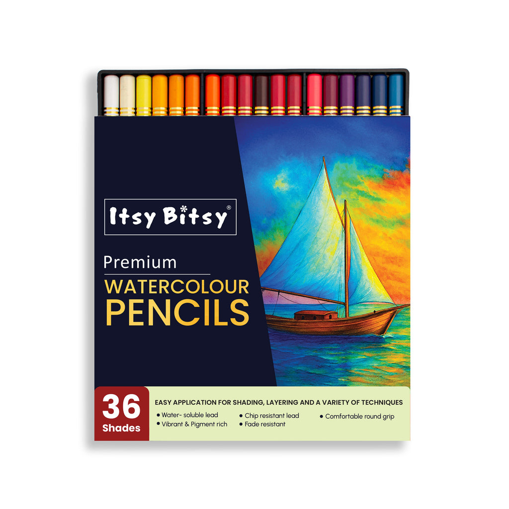 Premium Artist Water colour pencils - Pack of 36 Colours 1Box