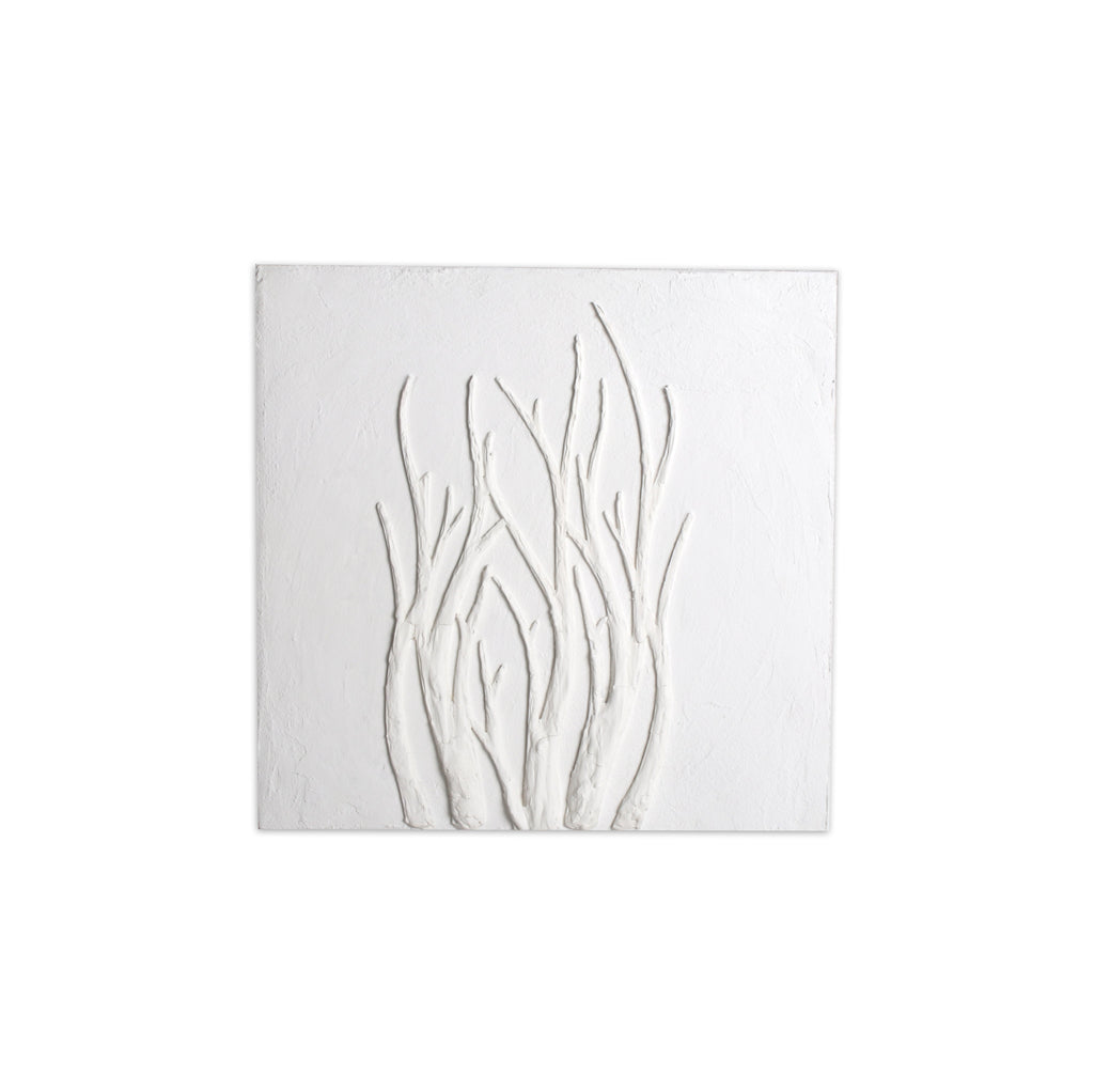 Wall Decor Sculpture Painting Winter Tree Art Approx H20 X L20 X D0.98inch 1pc