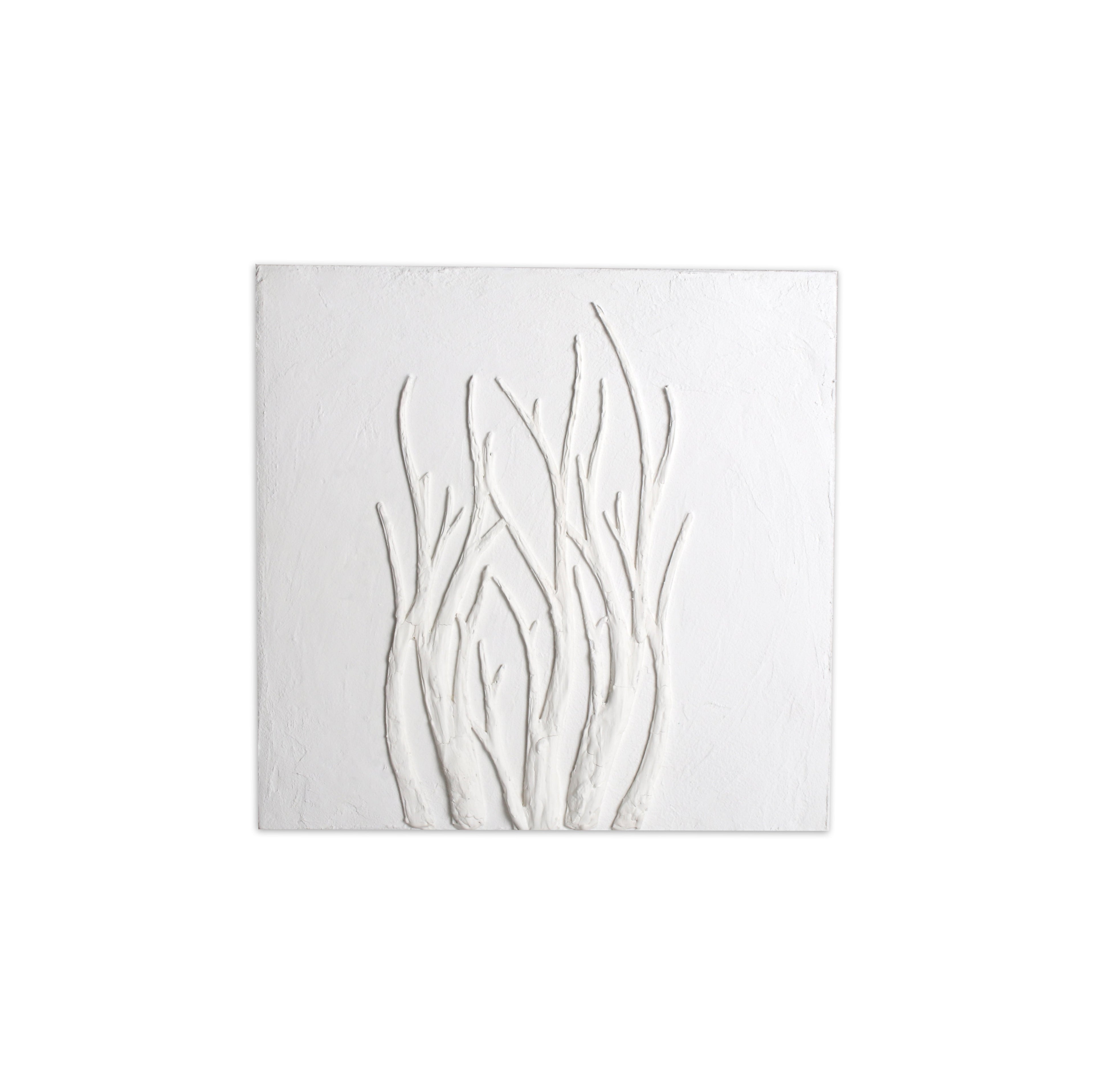 Wall Decor Sculpture Painting Winter Tree Art Approx H12 X L12 X D0.78inch 1pc