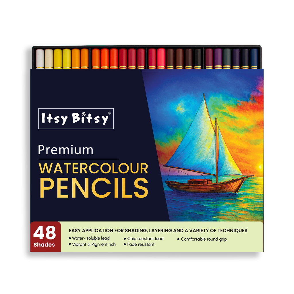Premium Artist Water colour pencils - Pack of 48 Colours 1Box