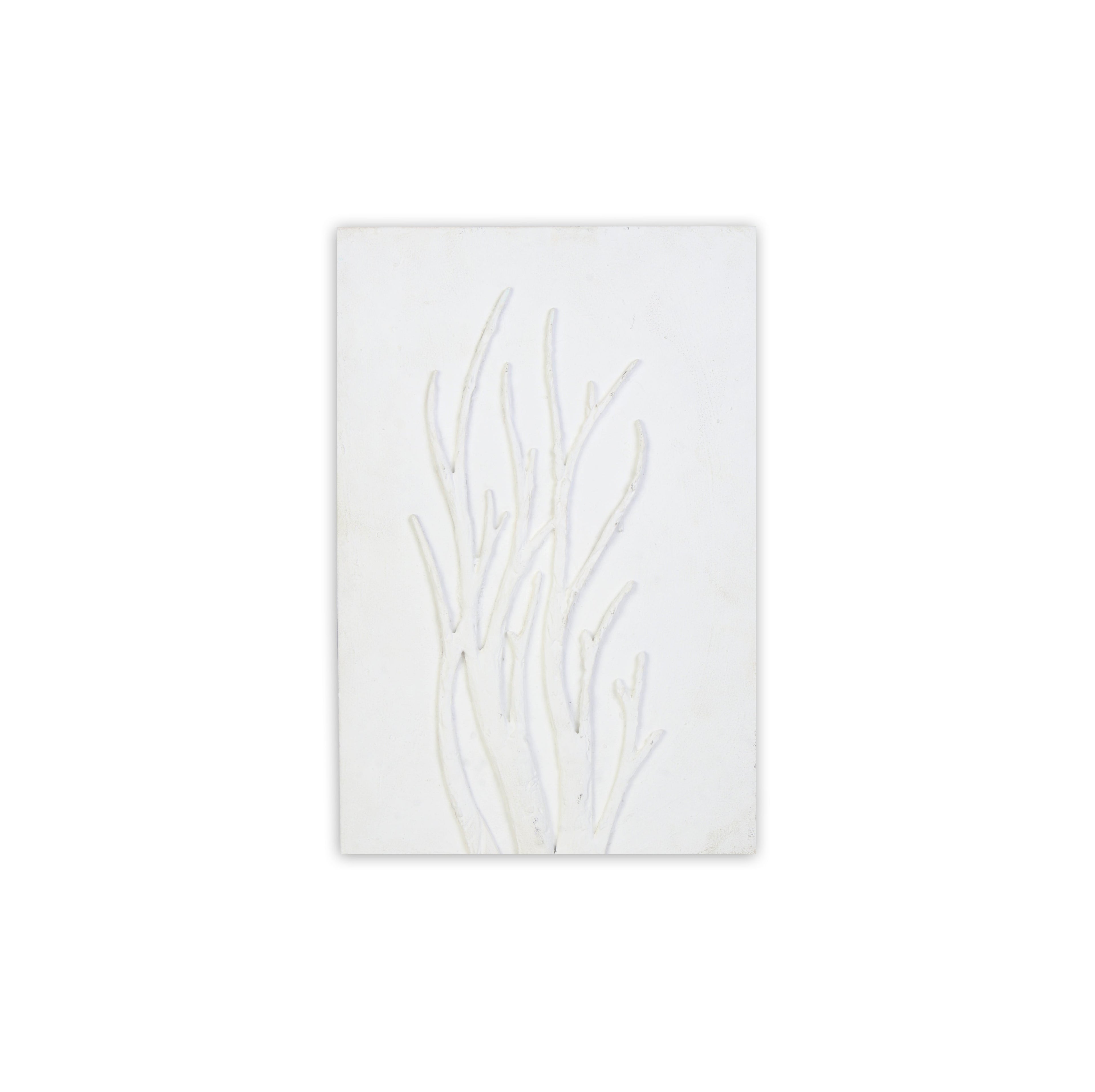 Wall Decor Sculpture Painting Winter Tree Art Approx H24 X L12 X D0.78inch 1pc