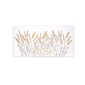 Wall Decor 3D Metallic Corn Field Approx H24 X L12 X D0.78inch 1pc