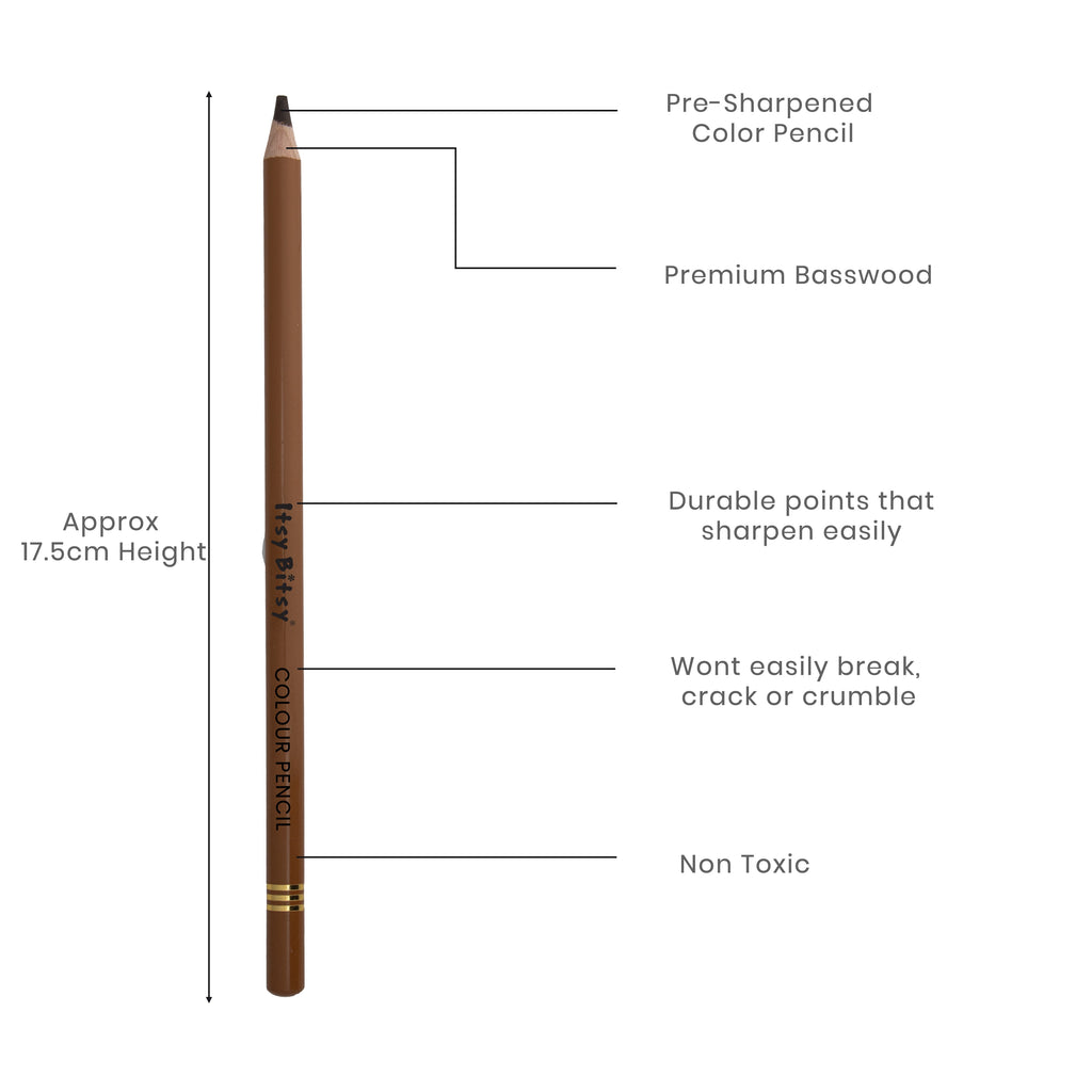Premium Artist Colour Pencil 1pc - Cinnamon