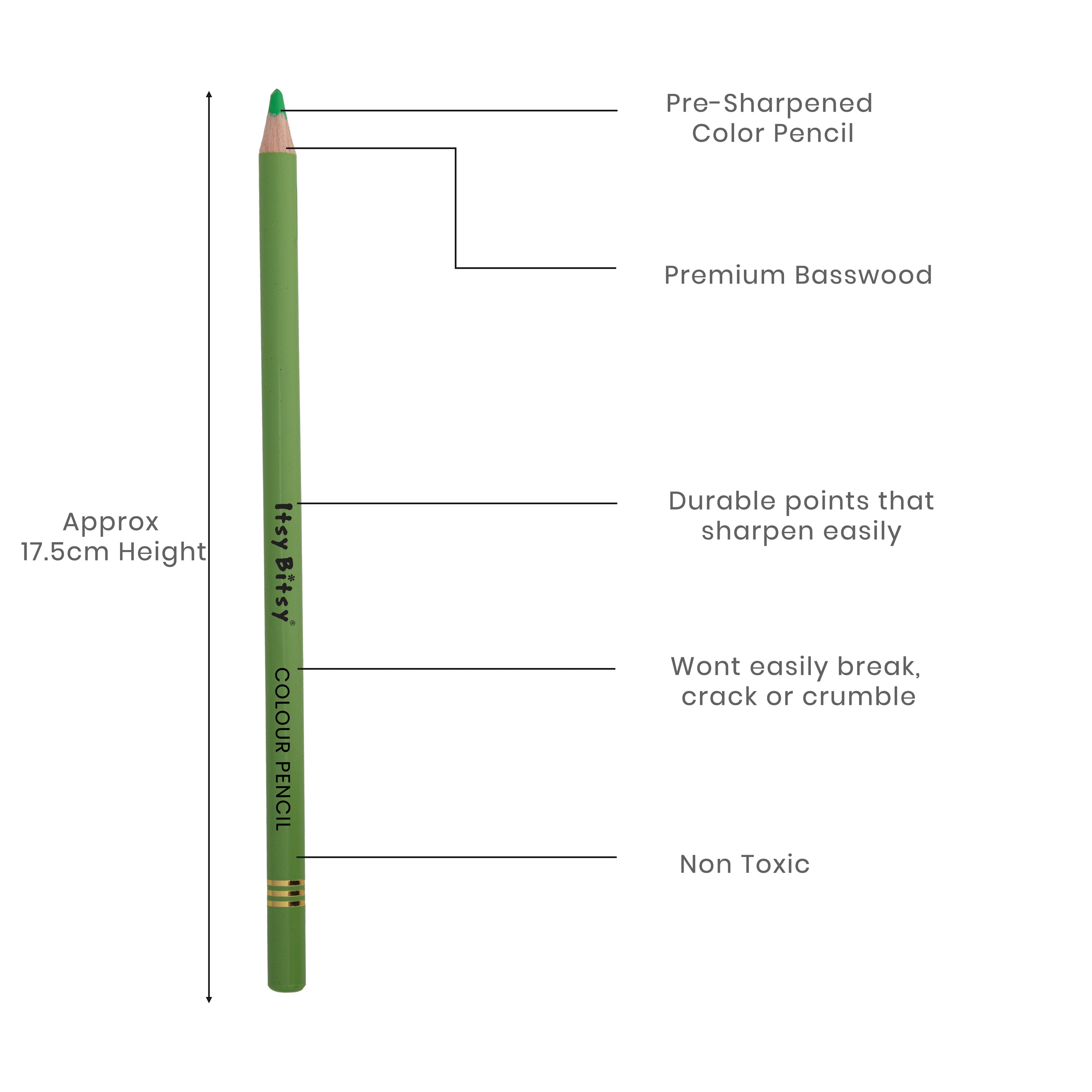 Premium Artist Colour Pencil 1pc - Light Green