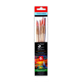 Liner Brush Synthetic Hair Size.0000 000 00 0 1 2 Set of 6 pc