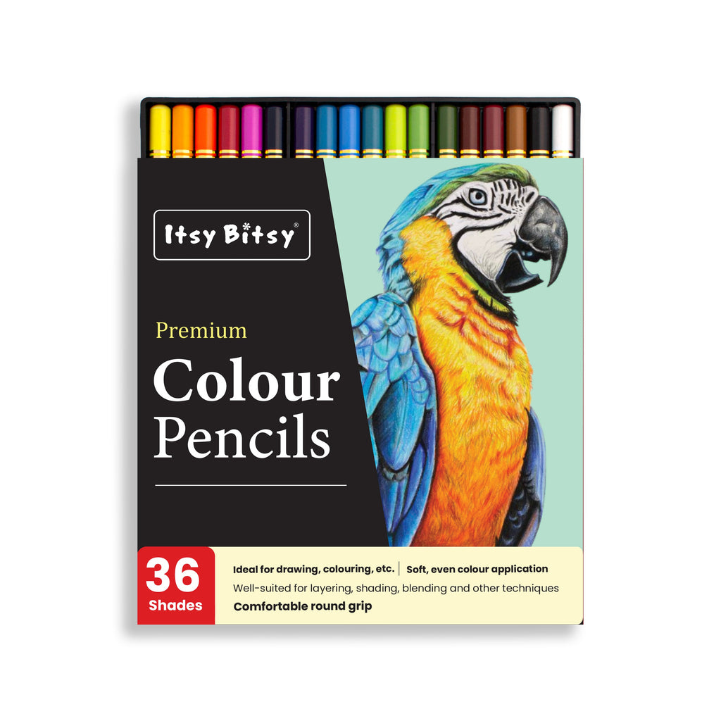 Premium Artist Colour Pencils - Pack of 36 Colours 1Box