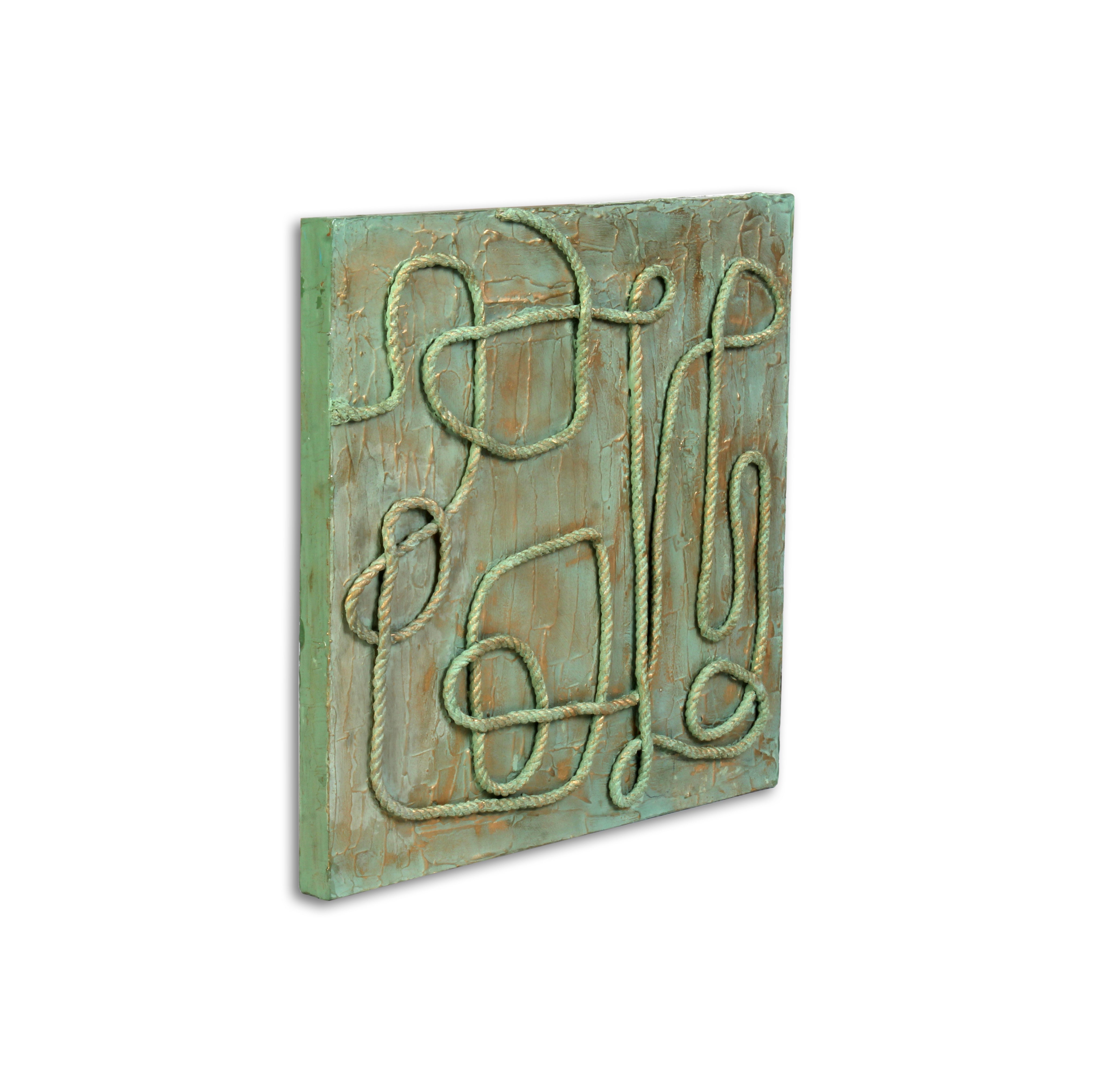 Wall Decor Handmade Rope Art Entangled Approx H12 X L12 X D0.78inch 1pc