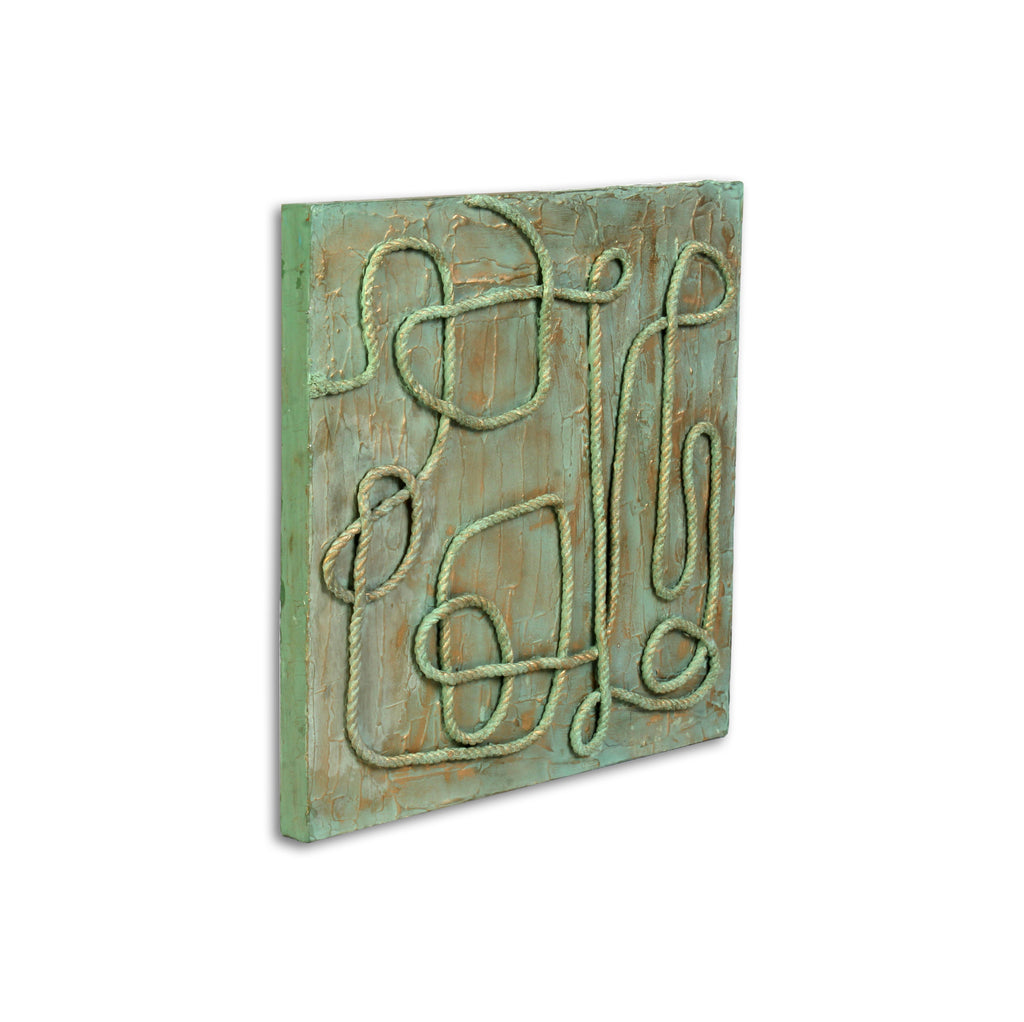 Wall Decor Handmade Rope Art Entangled Approx H12 X L12 X D0.78inch 1pc