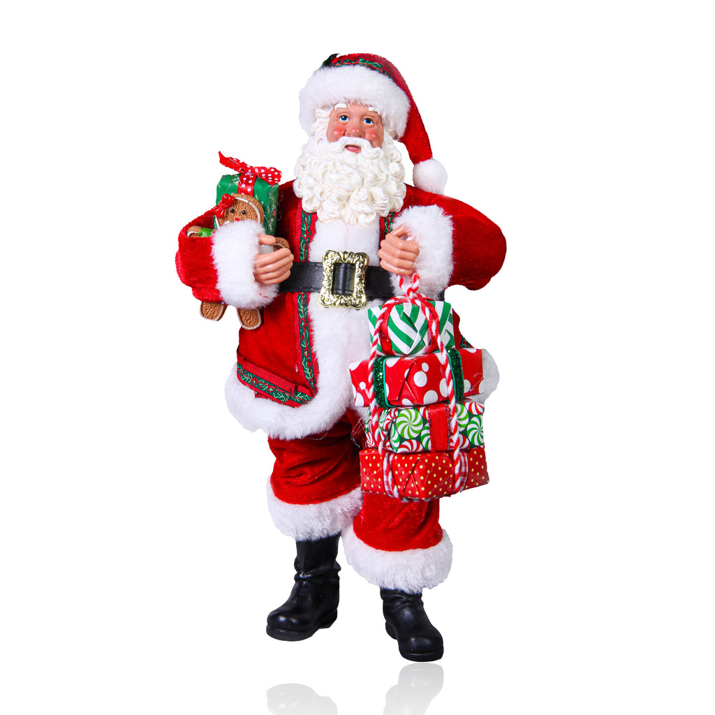 Collectible Presents Santa 28Cm 1Pc