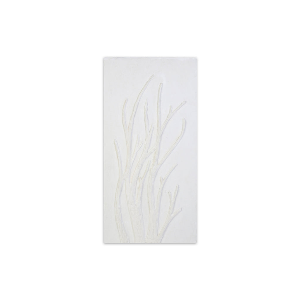 Wall Decor Sculpture Painting Winter Tree Art Approx H12 X L8 X D0.78inch 1pc