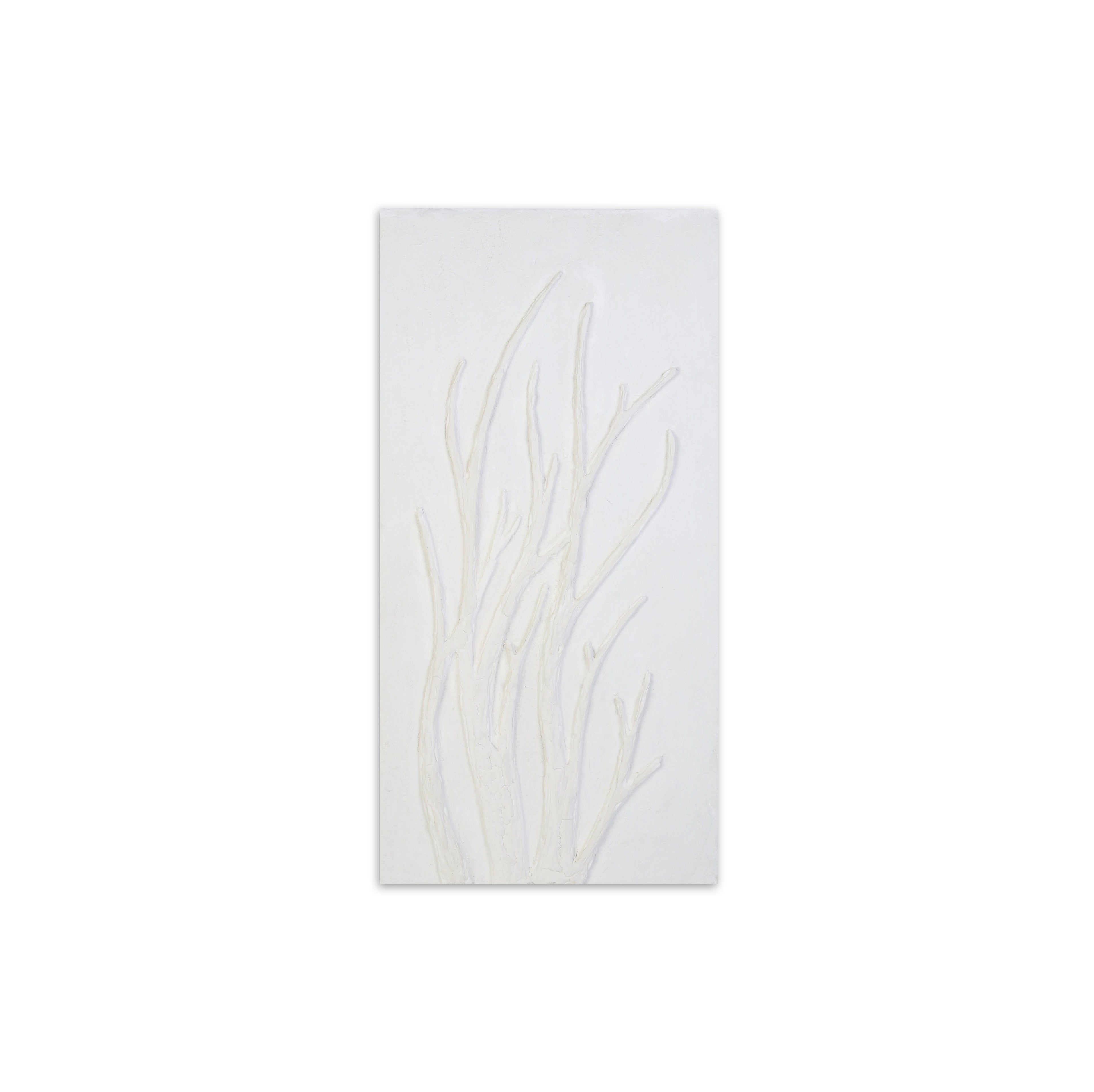 Wall Decor Sculpture Painting Winter Tree Art Approx H12 X L8 X D0.78inch 1pc