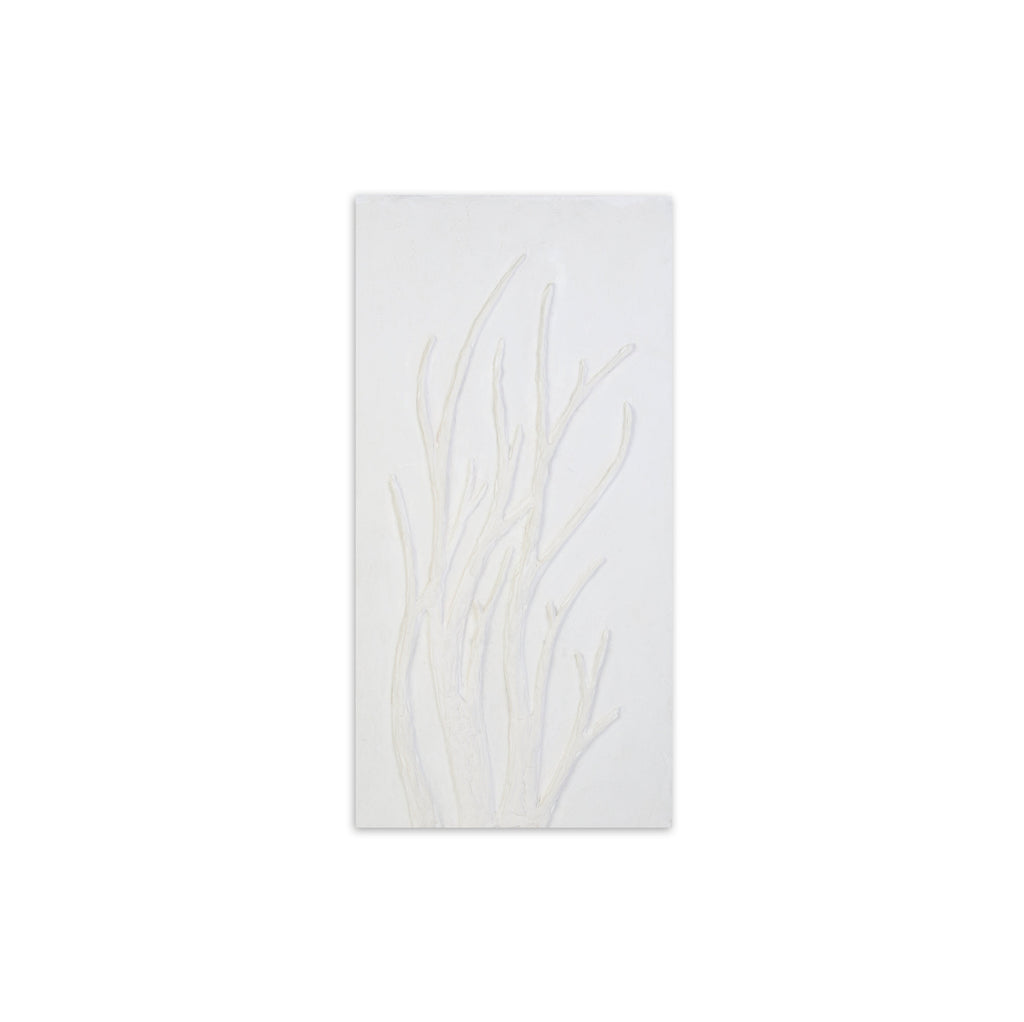 Wall Decor Sculpture Painting Winter Tree Art Approx H36 X L18 X D0.98inch 1pc